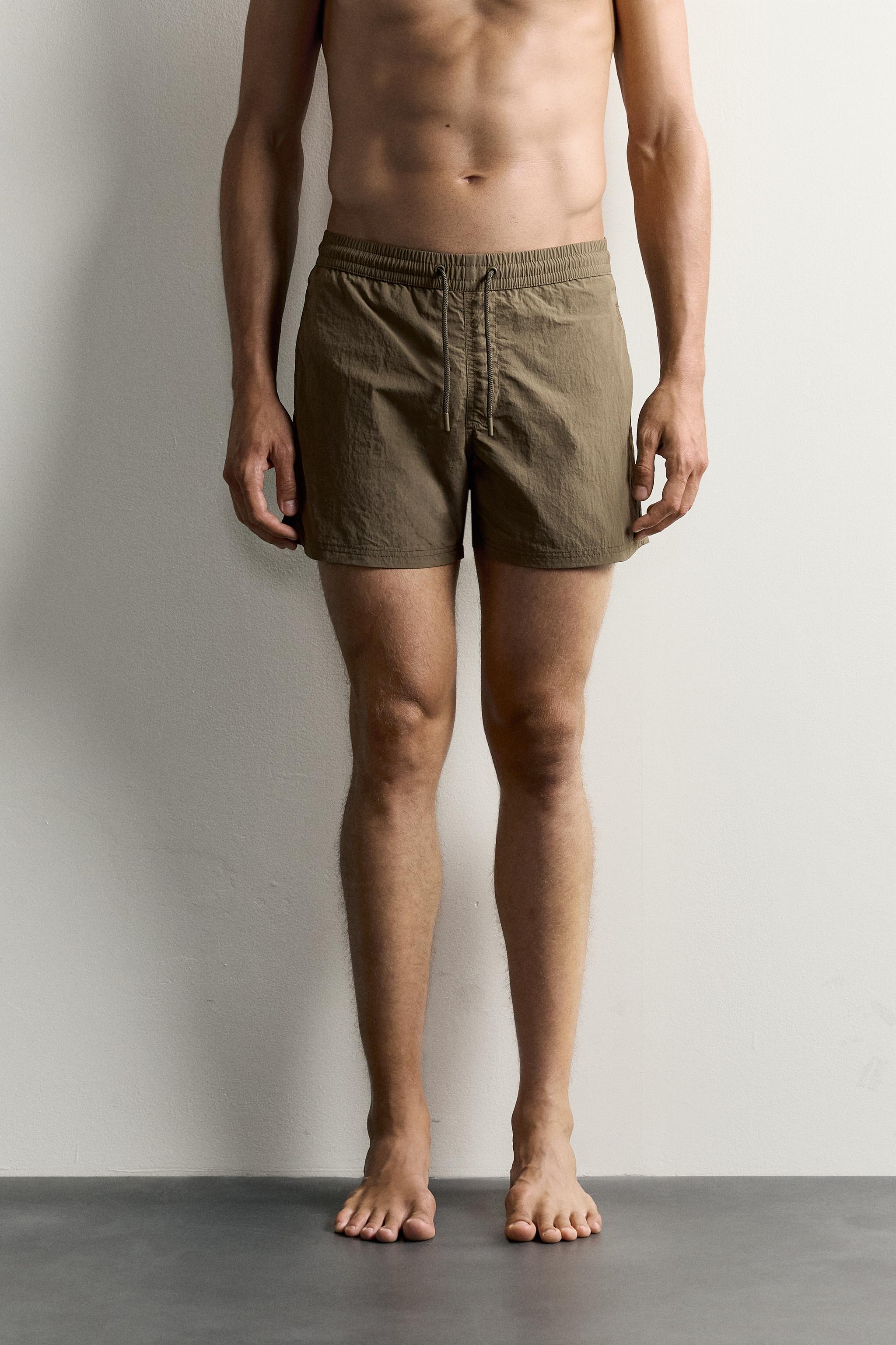 BASIC MID-LENGTH SWIM TRUNKS